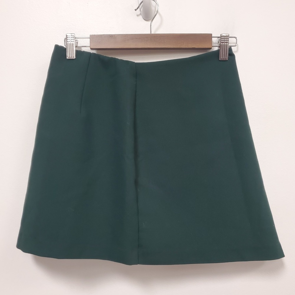 Abercrombie &‎ Fitch Womens Academia Preppy Mini Skort Size S Green University